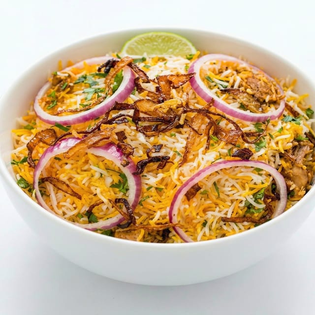 Persis Shrimp Dum Biryani.