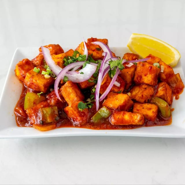 Chilli Paneer.