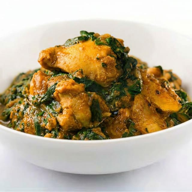 Saag Chicken.