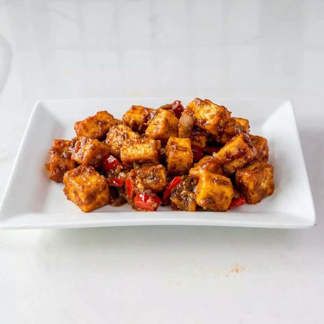 Paneer Manchurian.