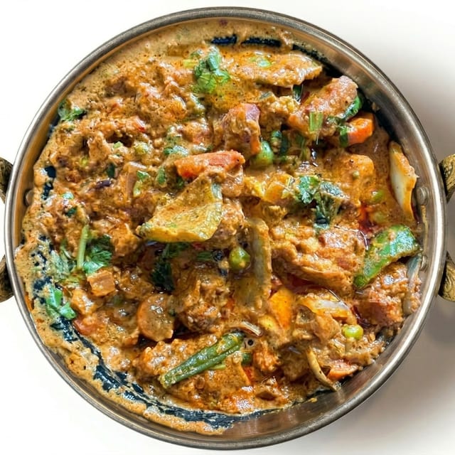 Kadai Vegetable Curry.