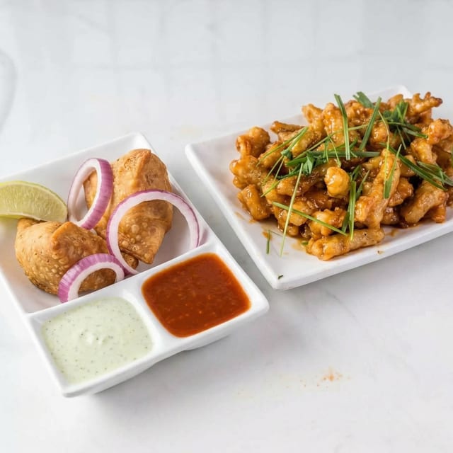 Baby Corn Manchurian.