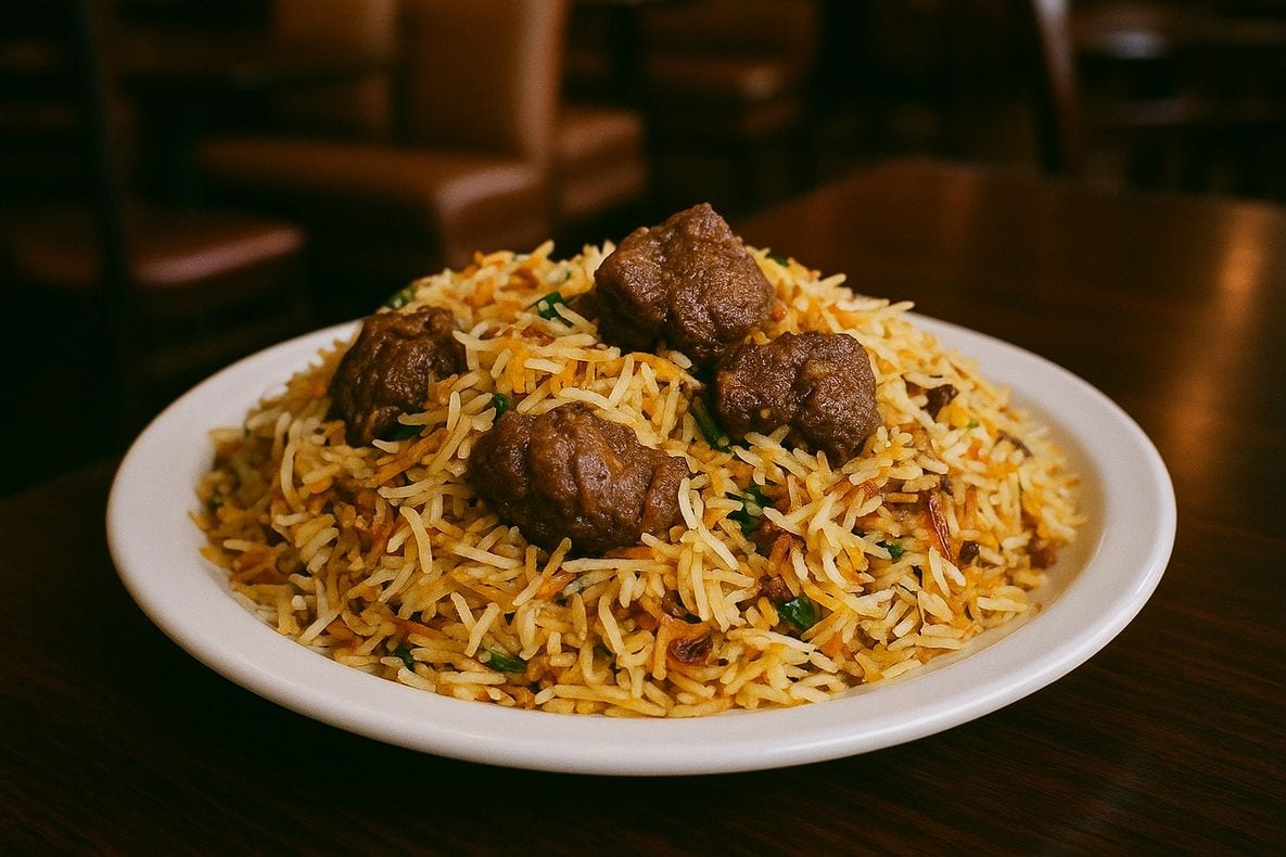 Lamb Biryani.