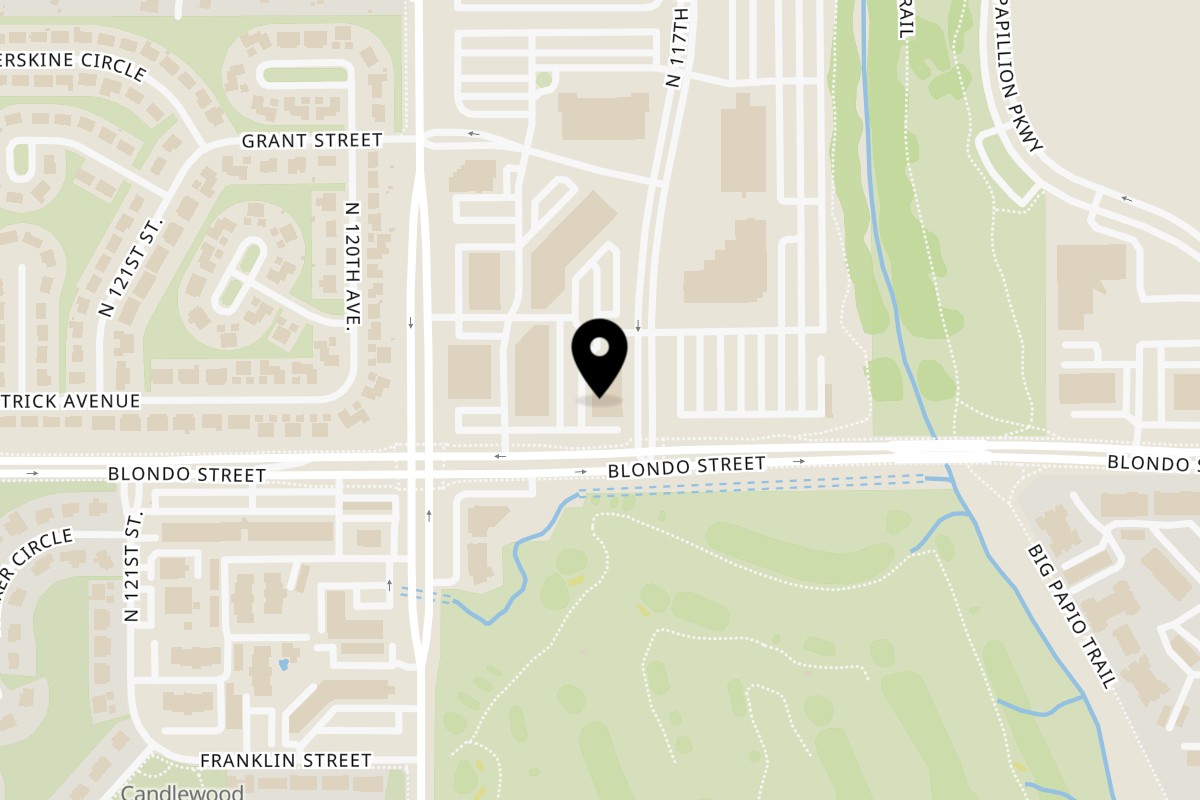 Map showing the location of PERSIS BIRYANI INDIAN GRILL on 2012 N 117th Ave #101 in Omaha